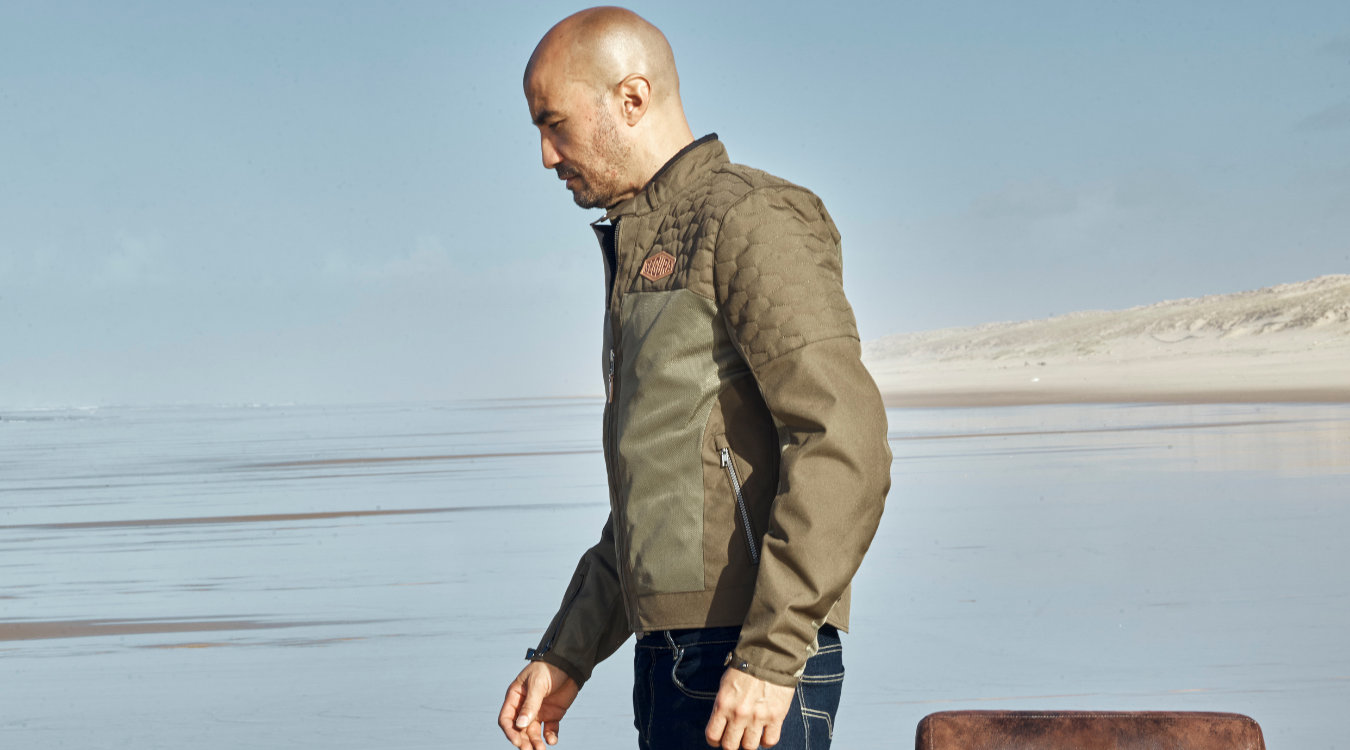 Chaqueta de moto de verano Richter para hombre - Segura